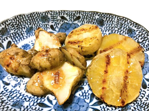 素材を味わう根菜の素焼き♪ヤーコン&菊いも